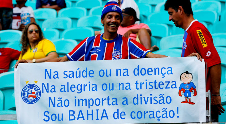  Cartaz do torcedor retrata muito bem a paixão dos tricolores pelo Bahia que busca o acesso na Série B!