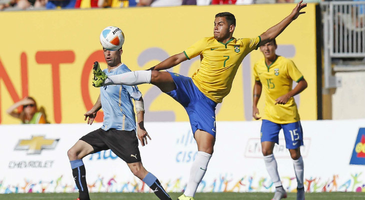  Eliminado pelo campeão Uruguai, Brasil passou a ter o maior jejum de título no futebol masculino do Pan-americano!
