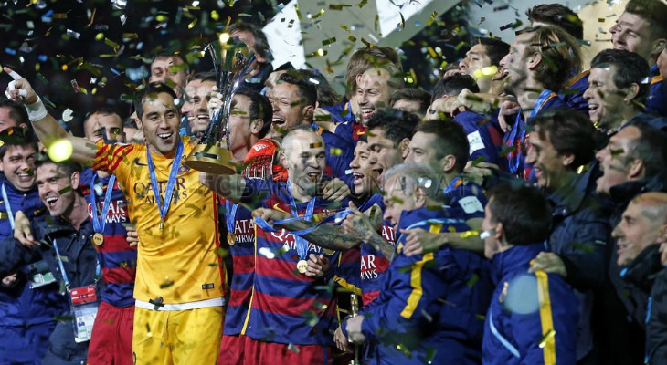  Quase 70 mil fãs viram o Barcelona conquistar pela terceira vez o título do Mundial de Clubes!