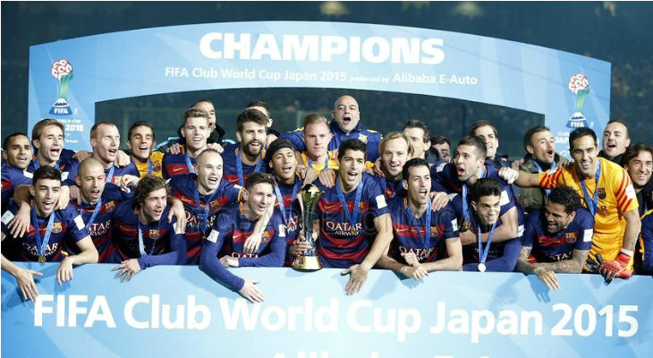  Barcelona abocanhou seu terceiro título no Mundial de Clubes um ano após a conqusita do rival Real Madrid!
