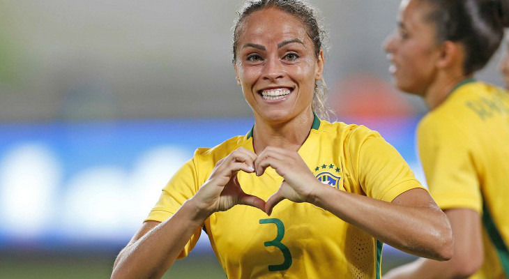  Mônica fez o primeiro gol da Seleção Brasileira nos Jogos Olímpicos do Rio de Janeiro!