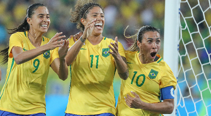  Seleção Brasileira, nos Jogos Olímpicos do Rio de Janeiro, já goleou a Suécia pelo futebol feminino!