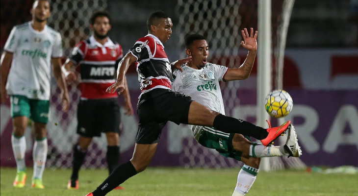  Santa Cruz foi derrotado em casa pelo Palmeiras e aumentou os pontos negativos no Brasileirão!