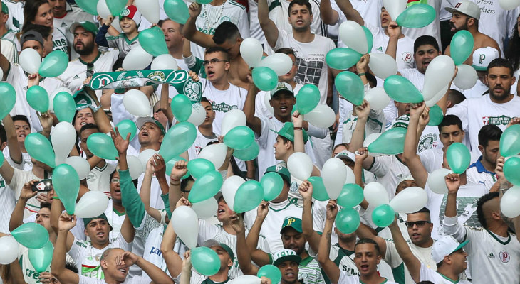  Palmeiras é o único clube com média acima de 30 mil pagantes na atual edição do Brasileirão!