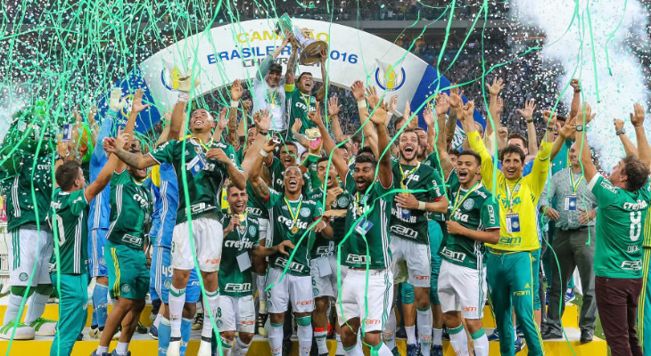  Palmeiras tentará ser o quinto campeão brasileiro a vencer a Libertadores no ano seguinte!