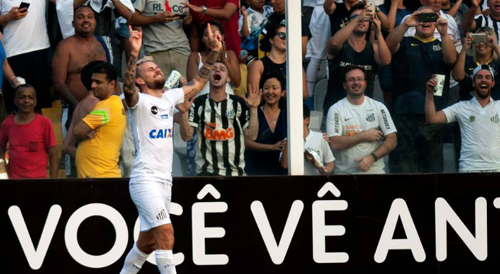  Santos venceu o clássico contra o Corinthians ao lado da torcida e ainda tomou a liderança do rival como mandante!
