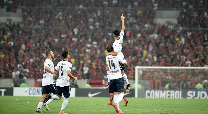  Barco marcou o último gol da Sul-americana 2017 e do título do Independiente!