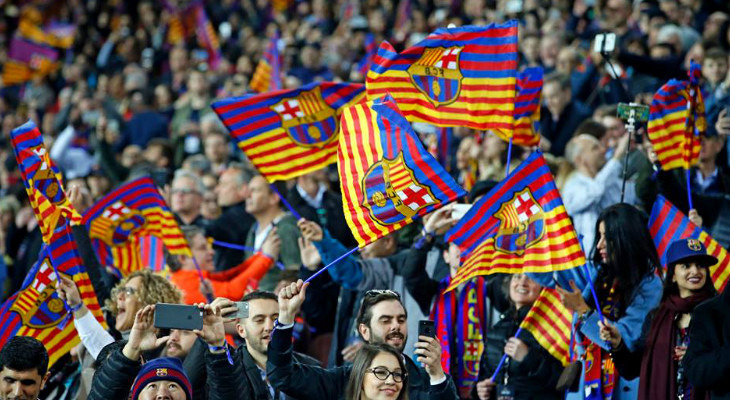  Barcelona bateu recorde de público na UEFA Champions League e teve quase 200 mil torcedores em apenas dois jogos!