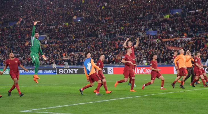  Roma eliminou o favorito Barcelona e defenderá as cores da Itália nas semifinais da Champions League!