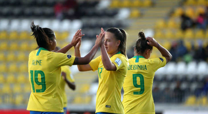  Meninas do Brasil comemoraram mais um título na Copa América Feminina antes mesmo de entrar em campo!