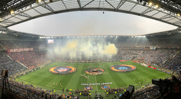  Torcida do Atlético de Madrid marcou presença na França para comemorar mais um título na UEFA Europa League!