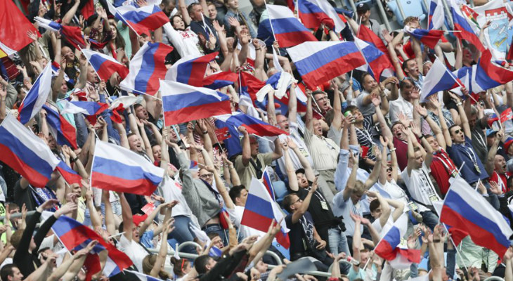  Rússia contará com o apoio da sua torcida para tentar fazer uma boa Copa do Mundo!