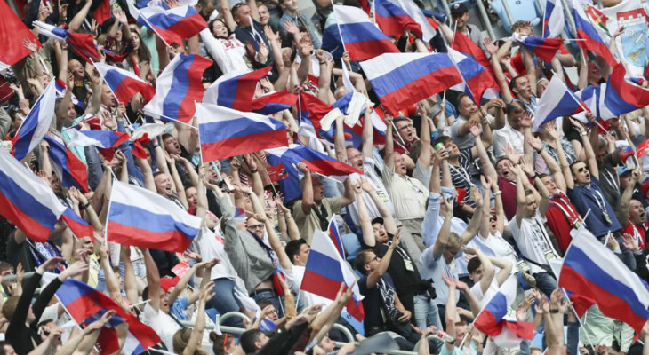  Rússia contará com o apoio da torcida e o retrospecto favorável na abertura da Copa do Mundo 2018!