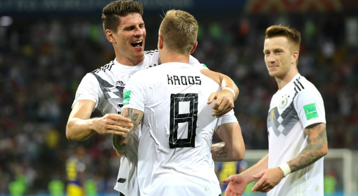  Kross marcou o 226o gol da história da atual campeã Alemanha em Copas do Mundo!