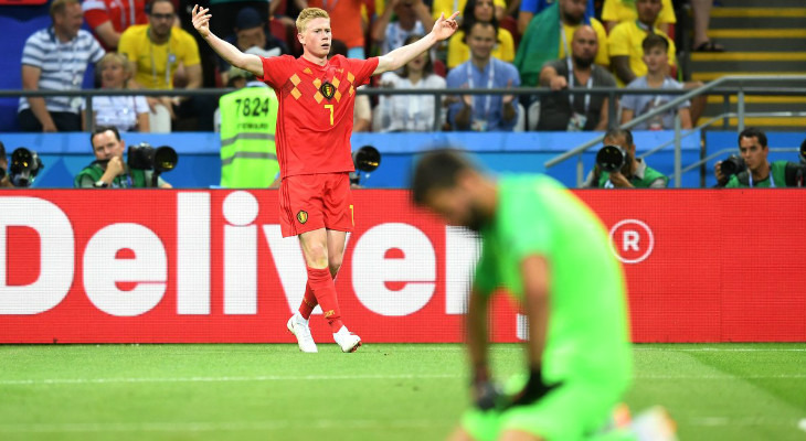  Bélgica bateu o Brasil em Kazan e se garantiu nas semifinais da Copa do Mundo 2018!