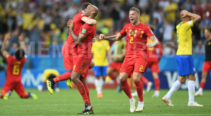 Bélgica eliminou o Brasil e confirmou a semifinal da Copa do Mundo com 100% de europeus!
