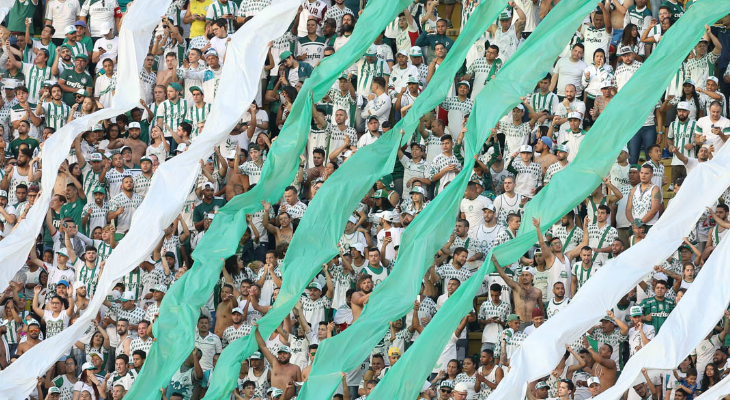  Palmeiras, líder do Brasileirão, já apresenta mais de 31 mil pagantes e renda superior a R$ 17 milhões!