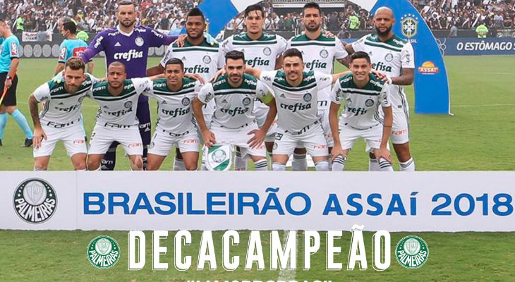  Palmeiras faturou seu décimo título brasileiro e aumentou a vantagem na liderança de conquistas nacionais!