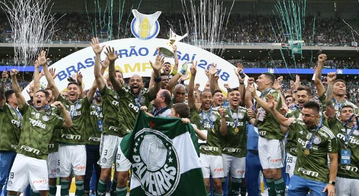  Palmeiras é o atual campeão e um dos dez clubes do Sudeste no Brasileirão 2019!