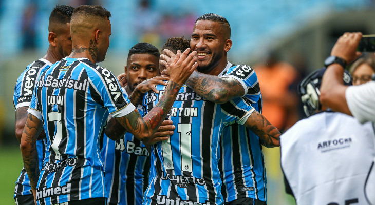  Grêmio meteu 6 a 0 no Avenida e chegou a 21 gols em apenas seis partidas pelo Gauchão!