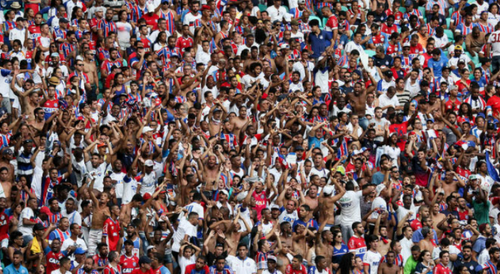  Maior público da Copa do Nordeste foi conquistado em um domingo e pela torcida do Bahia!