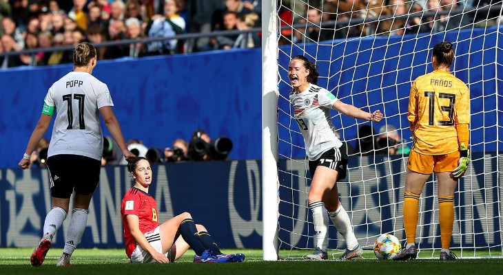  Sara Däebritz deixou sua marca na vitória da Alemanha sobre a Espanha pela Copa do Mundo Feminina!