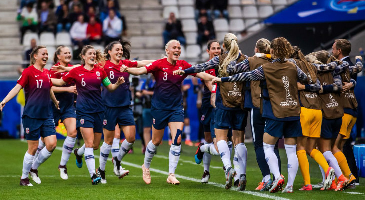  Noruega, após duas temporadas em branco, volta às quartas de final da Copa do Mundo Feminina!