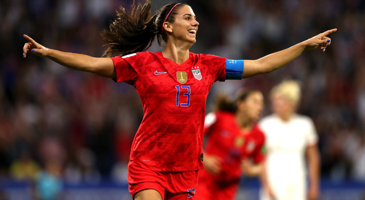  Morgan deixou o seu na vitória e classificação dos EUA à final da Copa do Mundo Feminina!
