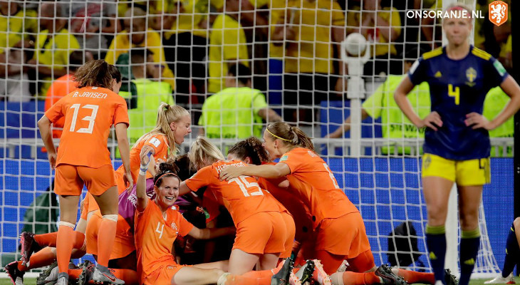  Holanda passou pela Suécia na prorrogação e chegou pela primeira vez à final da Copa do Mundo Feminina!