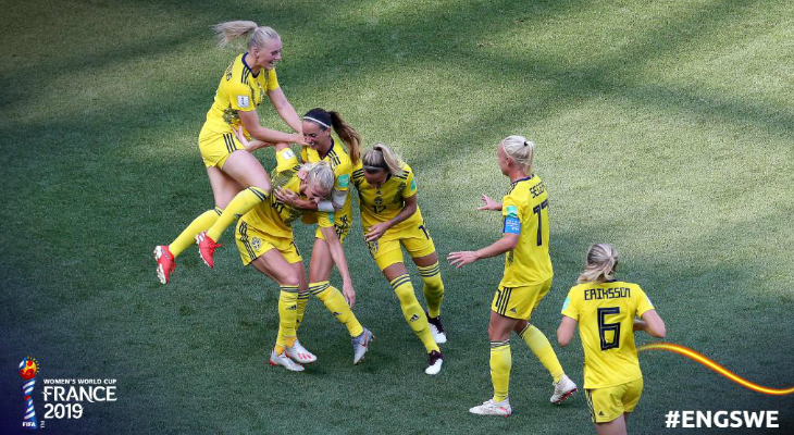  Suécia superou a Inglaterra e conquistou o 3o lugar pela 3ª vez na Copa do Mundo Feminina!