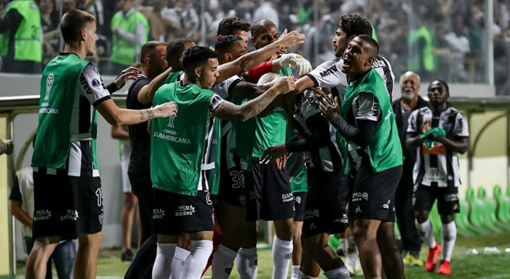  Atlético Mineiro é um dos três clubes brasileiros nas quartas de final da Sul-americana!