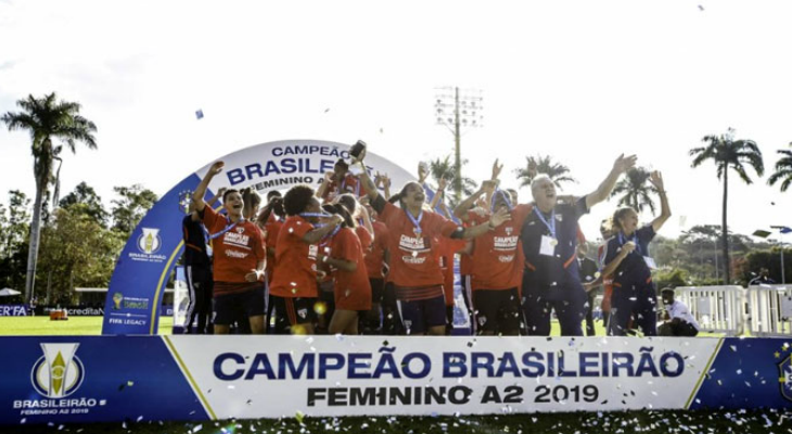  São Paulo anotou 42 gols em 13 jogos na campanha do inédito título do Brasileirão Feminino Série A2!