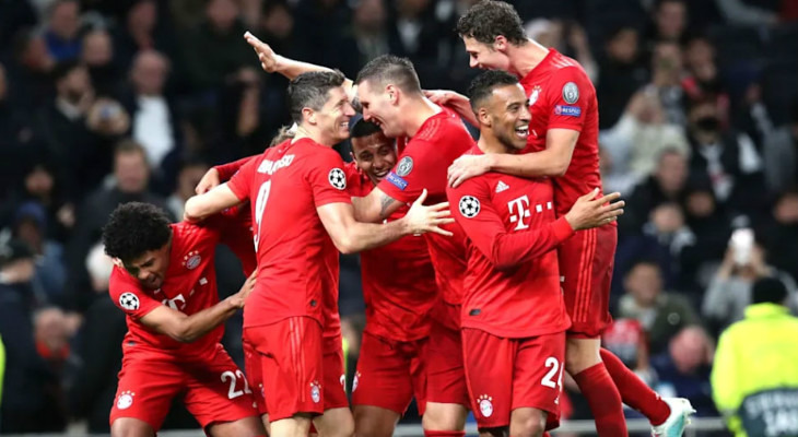  Bayern de Munique marcou sete vezes e goleou Tottenham em jogo de nove gols pela UEFA Champions League!