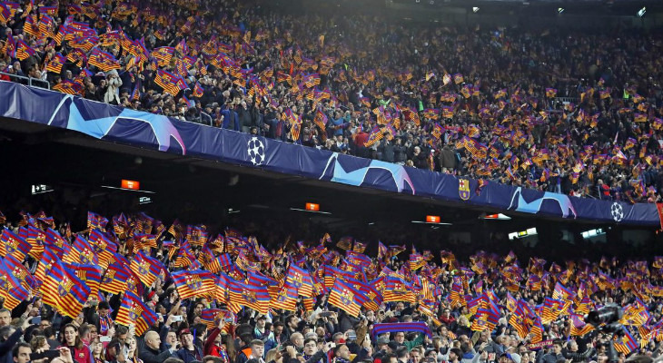 Barcelona registra média superior a 80 mil pagantes na UEFA Champions League!