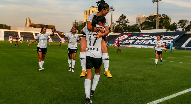  Corinthians fez a melhor campanha em 2019 e assumiu a liderança do ranking de pontos do Brasileirão Feminino!