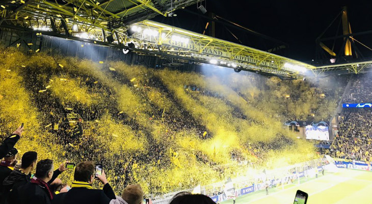  Borussia Dortmund, sem surpresa, lidera o Top 10 de público da Europa!