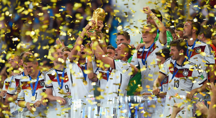  Último título da Alemanha em Copas do Mundo foi ganho em cima da Argentina no Brasil!