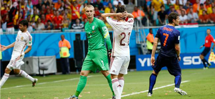  Espanha e Holanda já se enfrentaram duas vezes em Copas do Mundo e cada  seleção venceu em uma oportunidade!