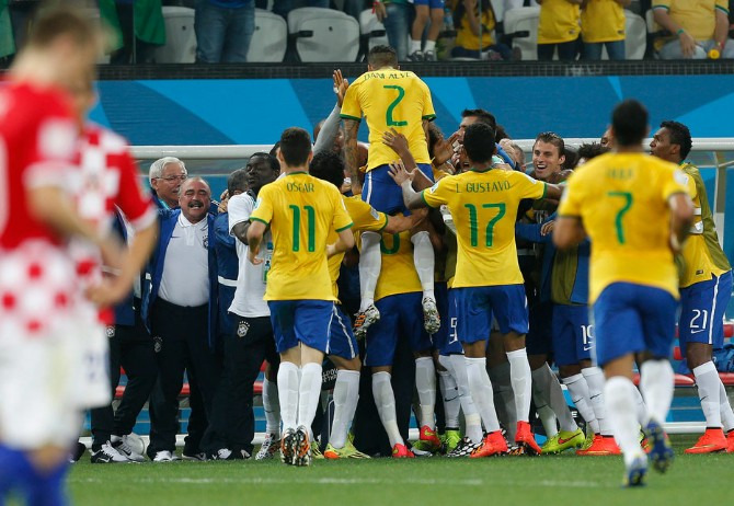  Brasil levou susto, mas venceu a Croácia na abertura da Copa do Mundo de 2014!