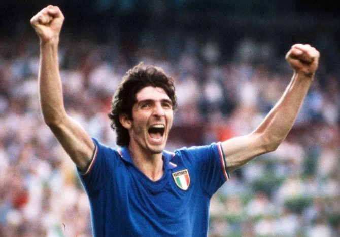  Paolo Rossi foi algoz do Brasil e artilheiro da Copa de 1982