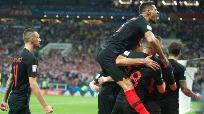  Croácia bateu na trave na Copa do Mundo de 2018, na Rússia!