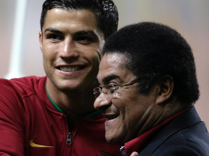  Eusebio, maior artilheiro de Portugal em Copas do Mundo, ao lado de Cristiano Ronaldo!