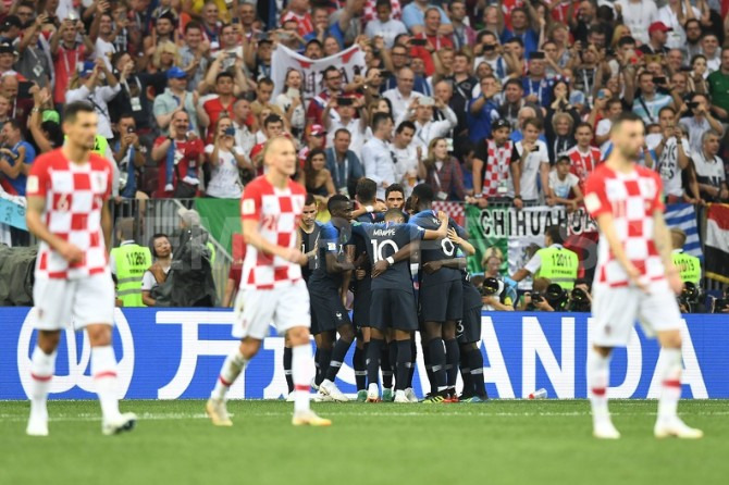  França disputou a última final de Copa do Mundo e foi campeã em cima da Croácia!