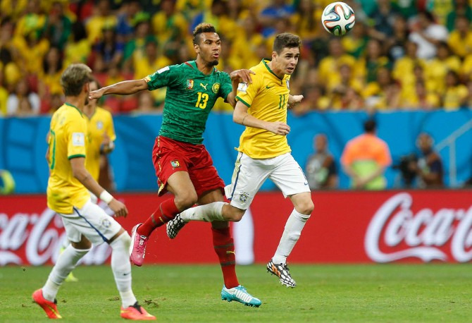  Brasil e Camarões será um dos duelos repetidos na Copa do Mundo!