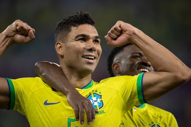  Casemiro marcou o gol da vitória e da classificação do Brasil na Copa do Mundo!