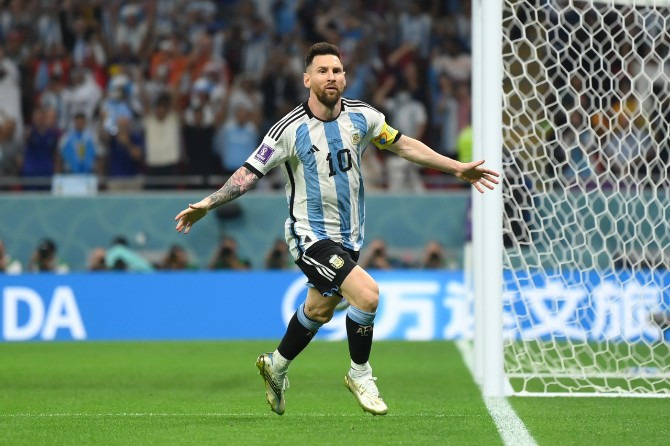  Messi tem cinco gols em 2022 e 11 na história da Copa do Mundo!