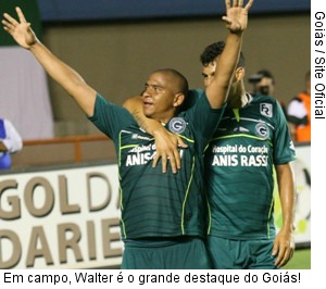  Em campo, Walter é o grande destaque do Goiás!