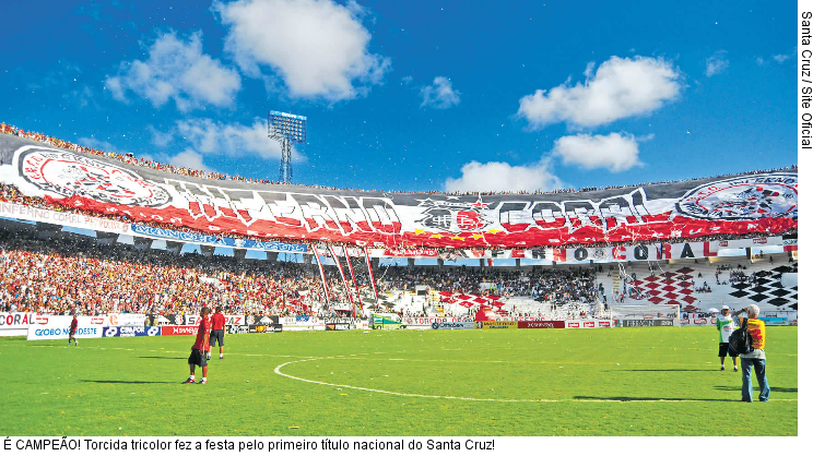  É CAMPEÃO! Torcida tricolor fez a festa pelo primeiro título nacional do Santa Cruz!
