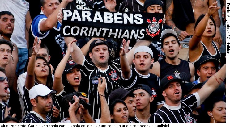  Atual campeão, Corinthians conta com o apoio da torcida para conquistar o bicampeonato paulista!