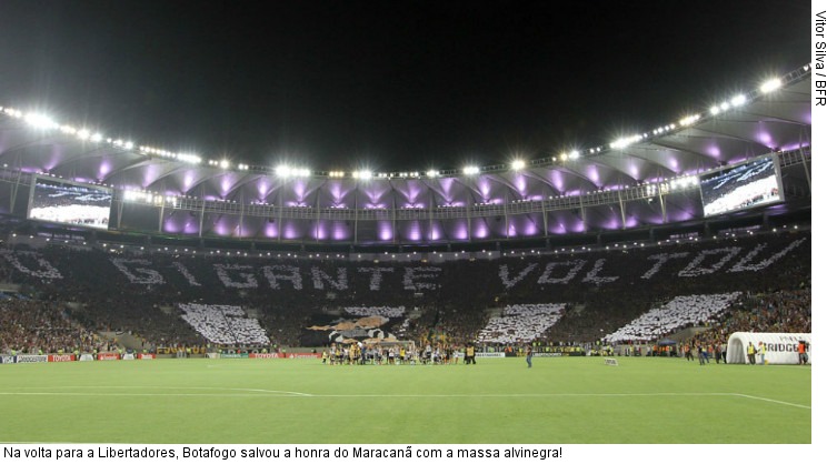  Na volta para a Libertadores, Botafogo salvou a honra do Maracanã com a massa alvinegra!